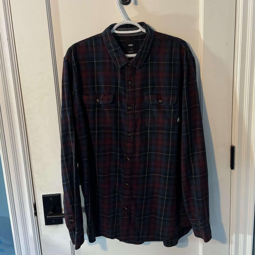 Vans Flannel Button Up - Size XL